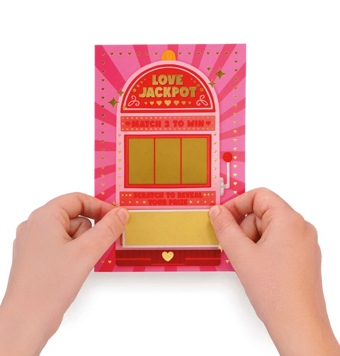 Legami Carte de vœux à gratter - Love jackpot