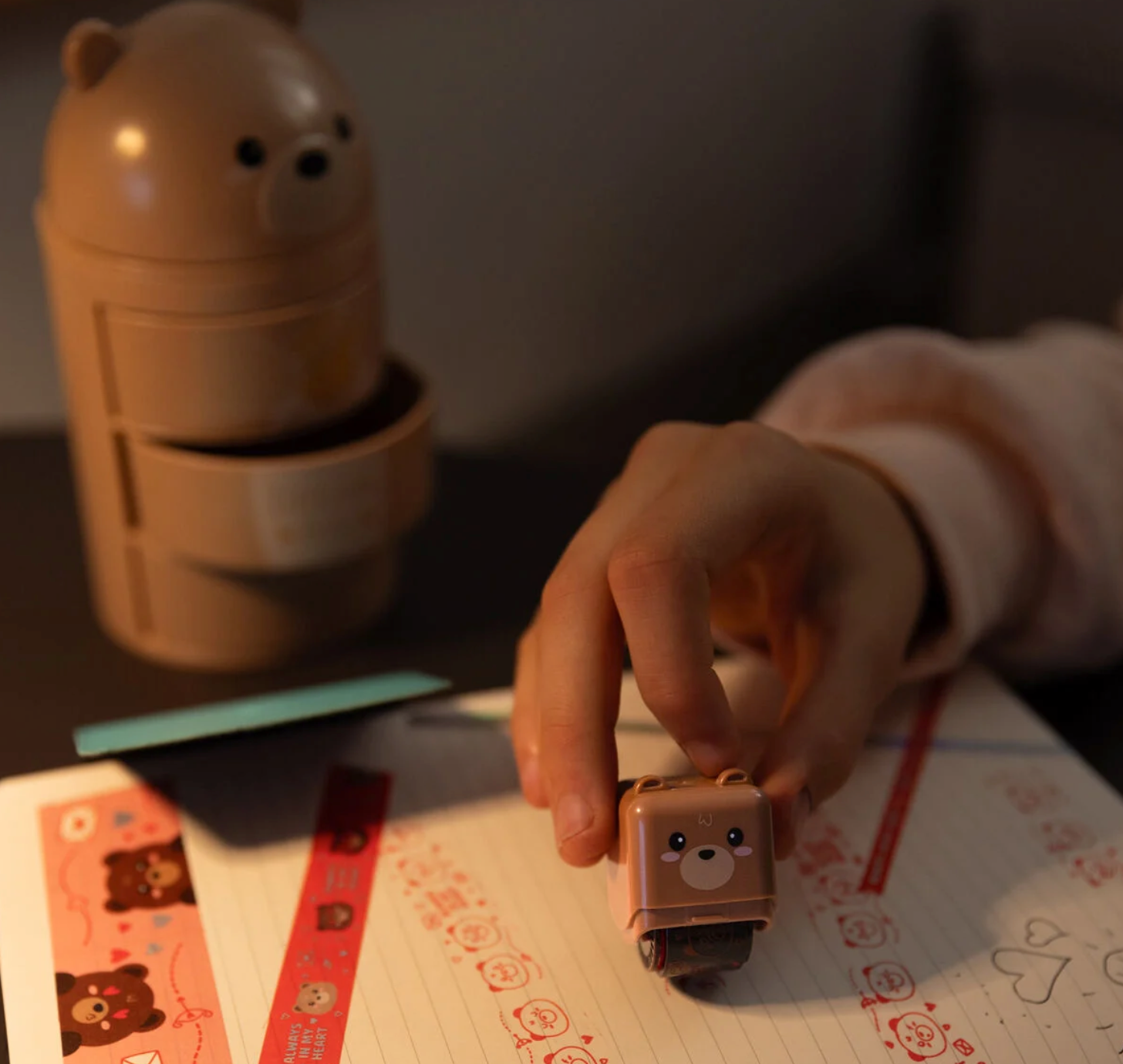 Legami Tampon rouleau décoratif - Teddy bear