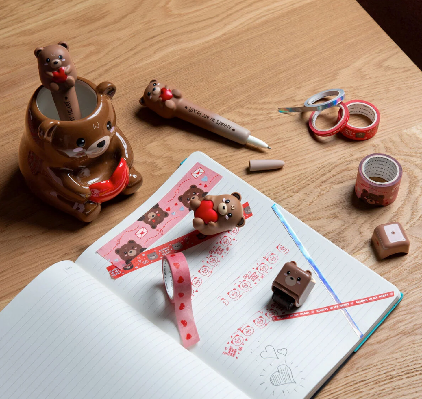 Legami Tampon rouleau décoratif - Teddy bear