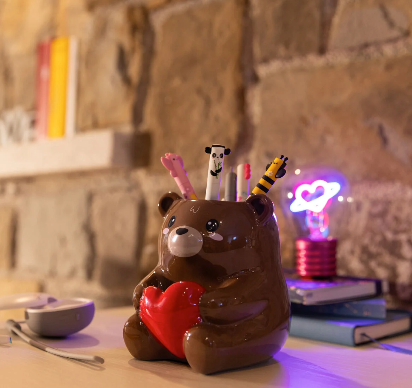 Legami Pot à crayons céramique - Teddy bear