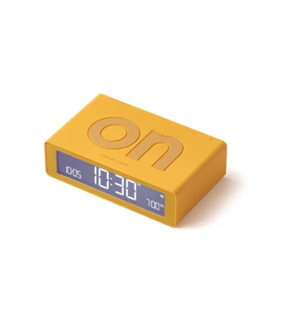 Réveil Flip mini Lexon - Jaune