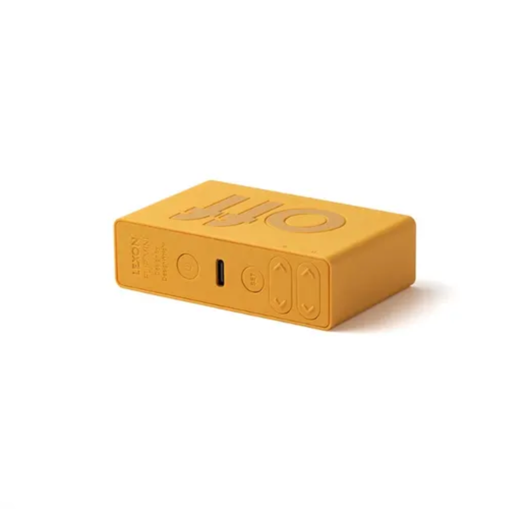 Réveil Flip mini Lexon - Jaune