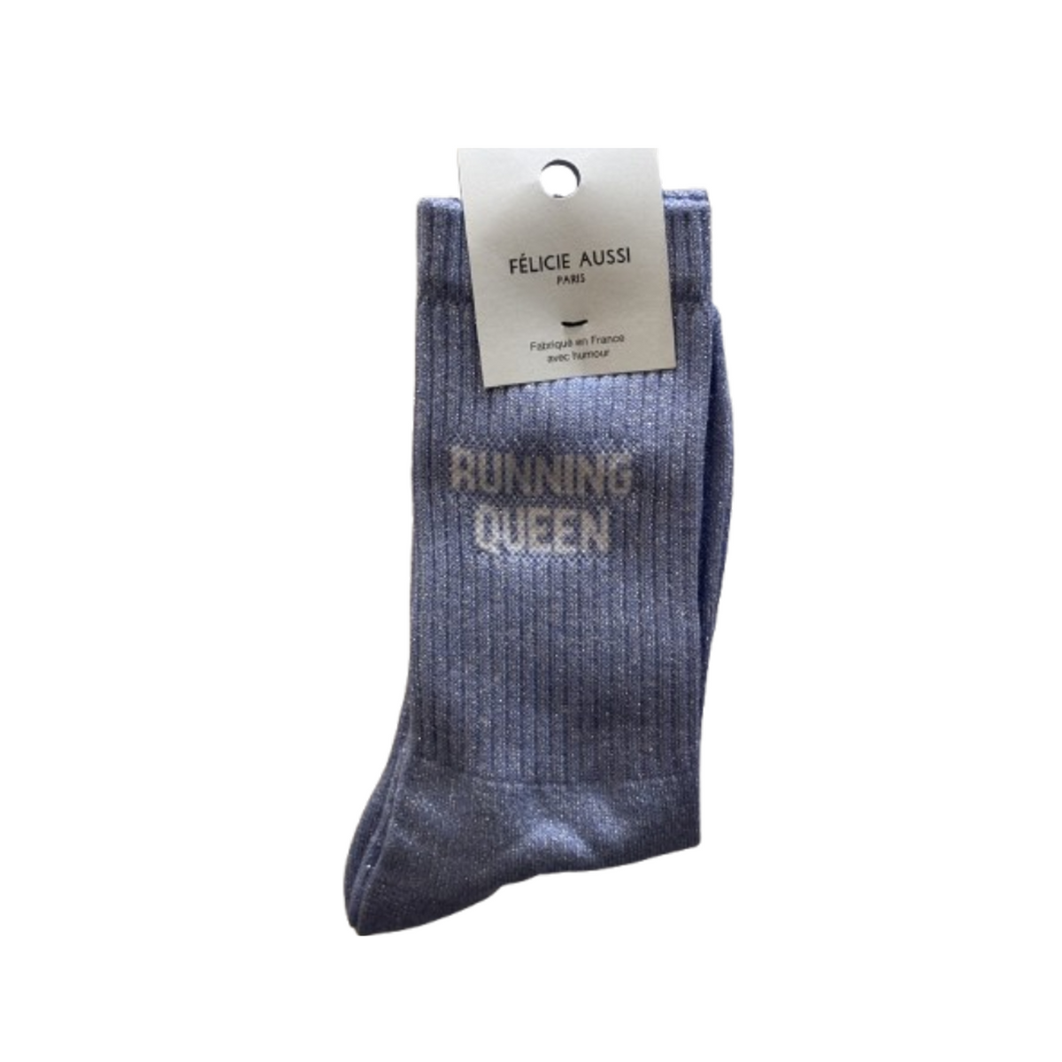 Chaussettes Félicie Aussi à paillettes - Running Queen