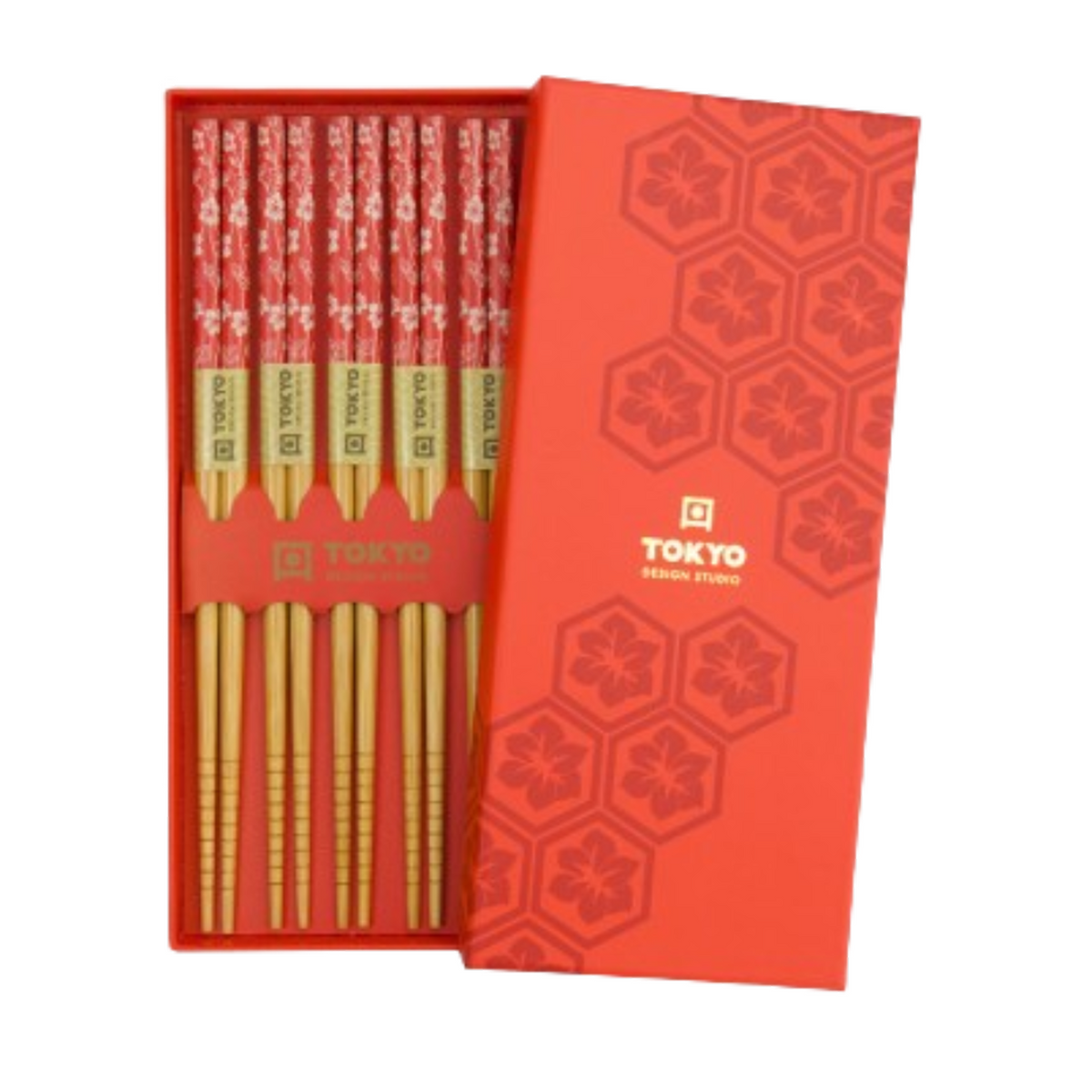 Coffret de 5 baguettes - Red leaf