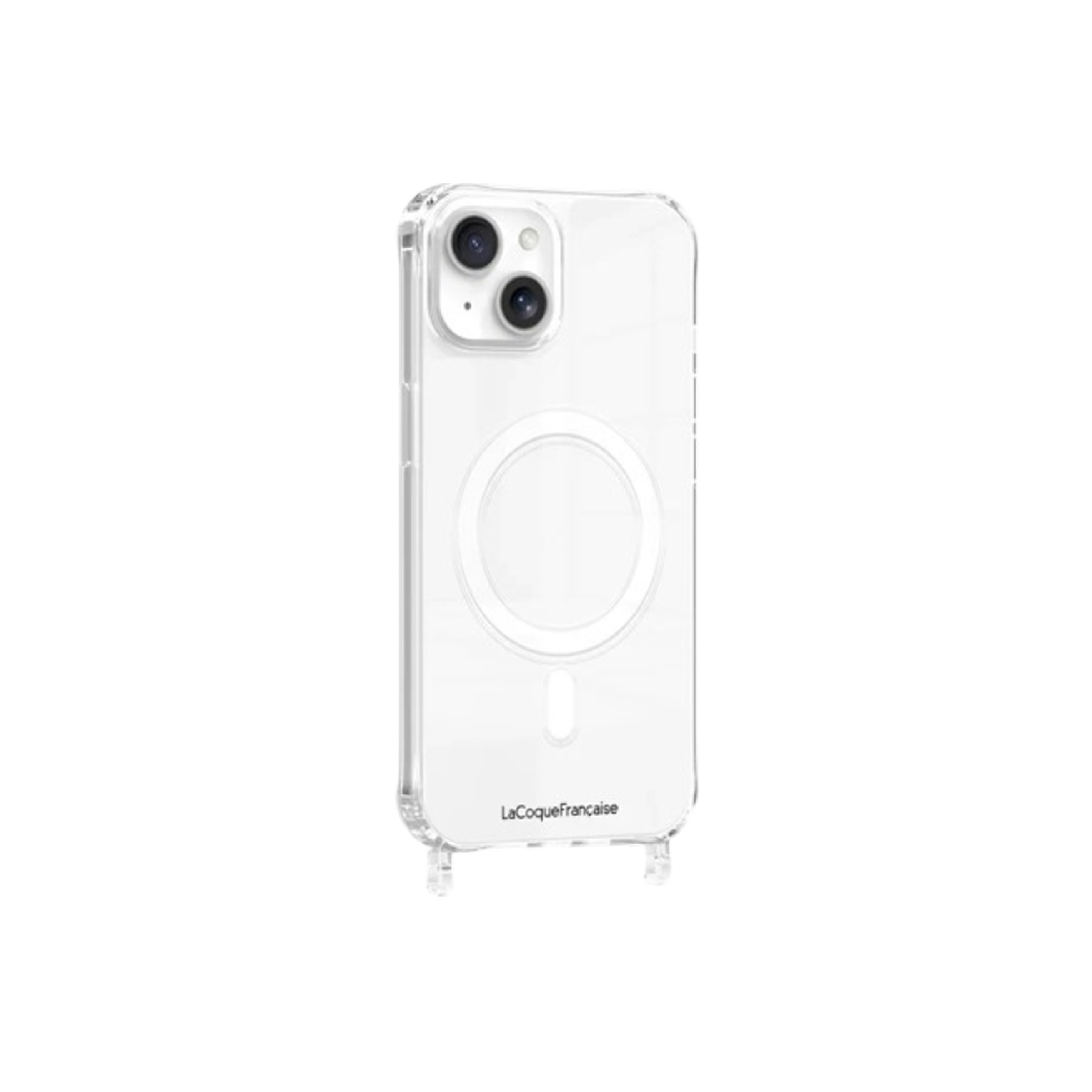 Coque anneaux transparente iPhone Magsafe