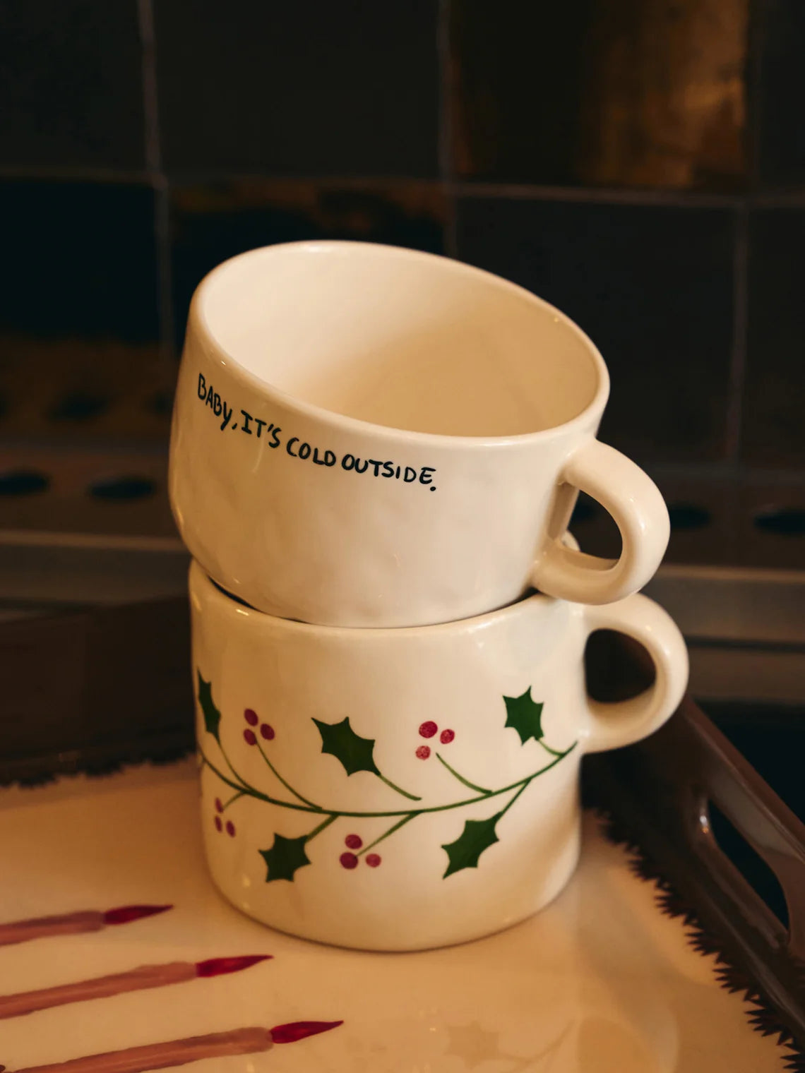 Mug cappuccino It's cold