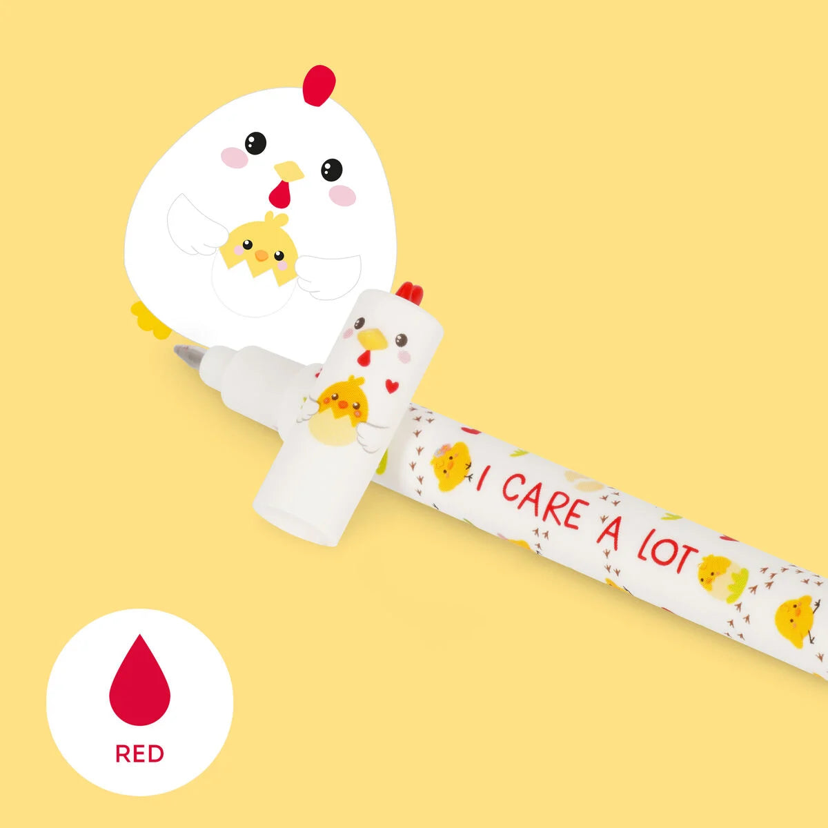 Legami Stylo Gel Effaçable 0.7mm - Poule