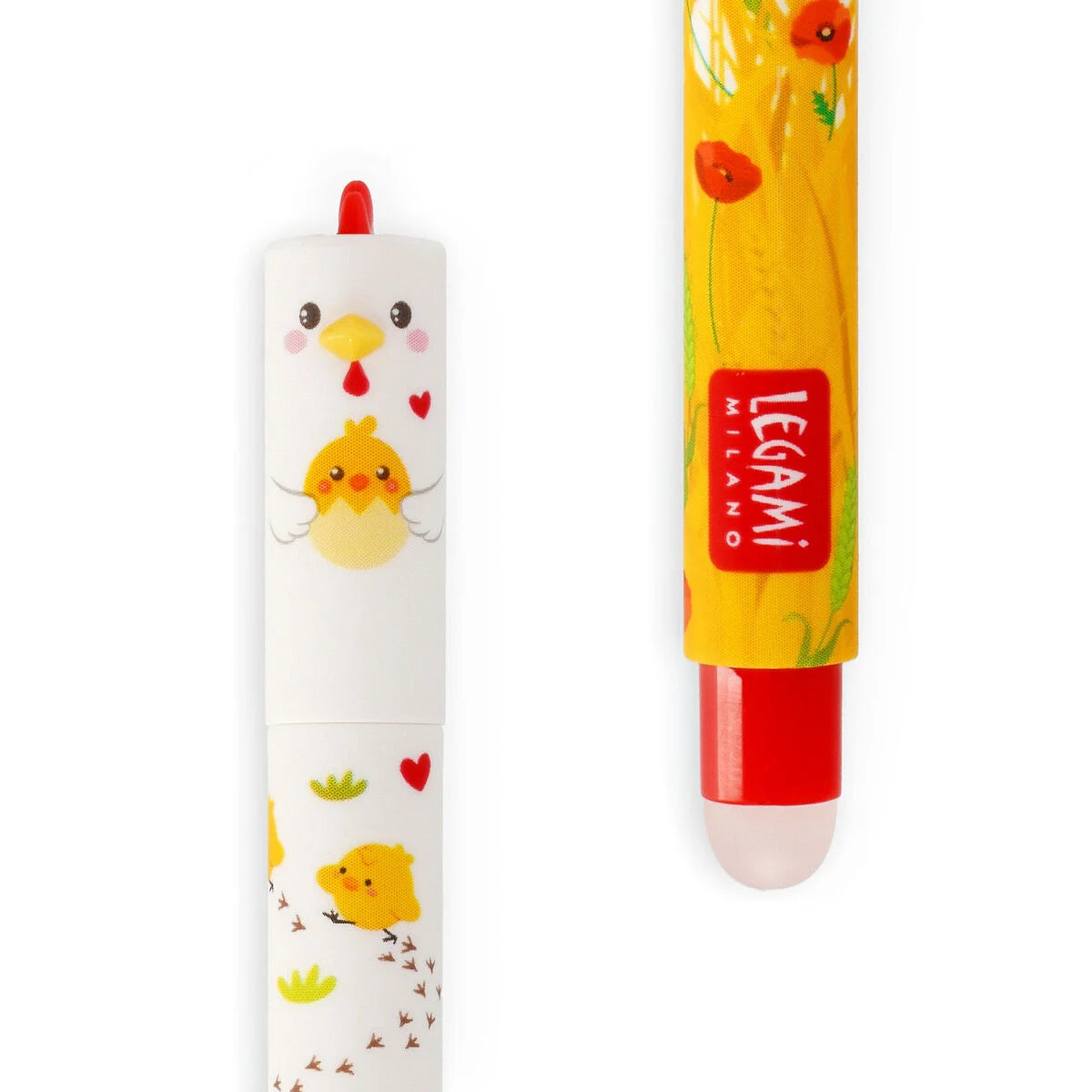 Legami Stylo Gel Effaçable 0.7mm - Poule