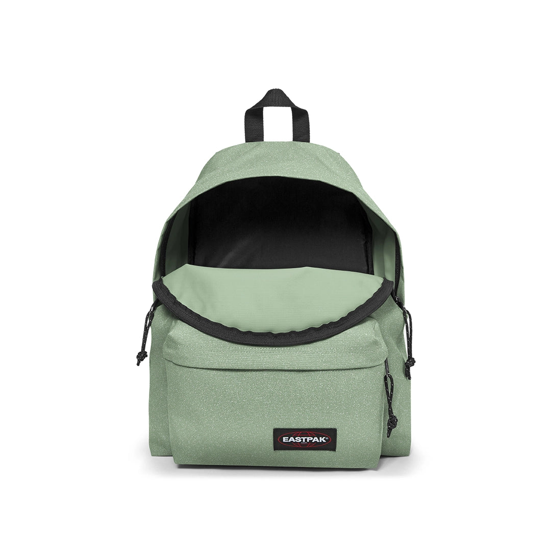 Sac à dos Eastpak Padded Pak'R Spark Frost, vue de face poche ouverte
