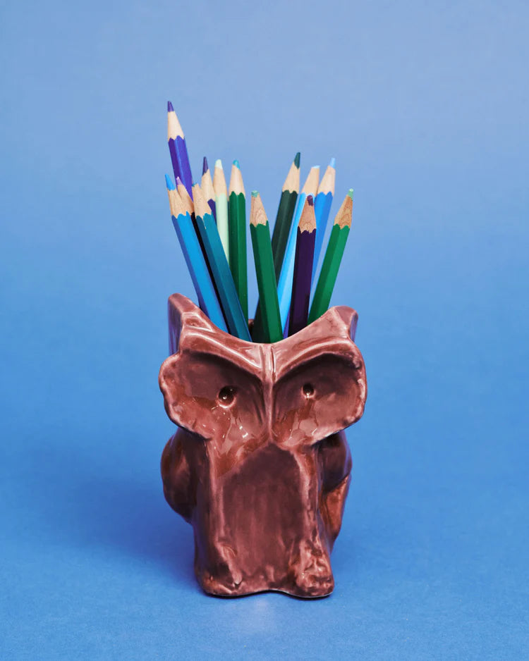 Serax x Marni Vase - Hibou aubergine