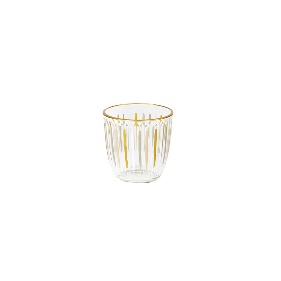 Verre - Rayures dorées