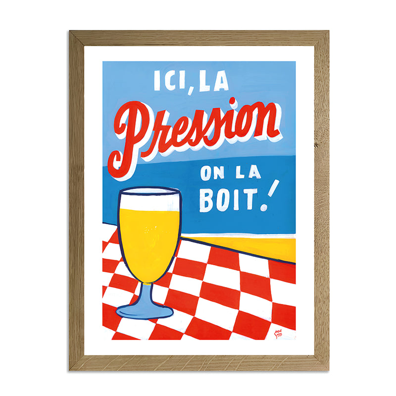 Affiche Frères Toqué - Pression