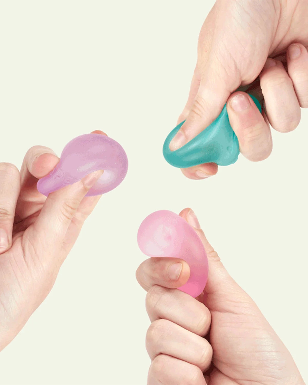 6 mini balles anti stress Speks Gump