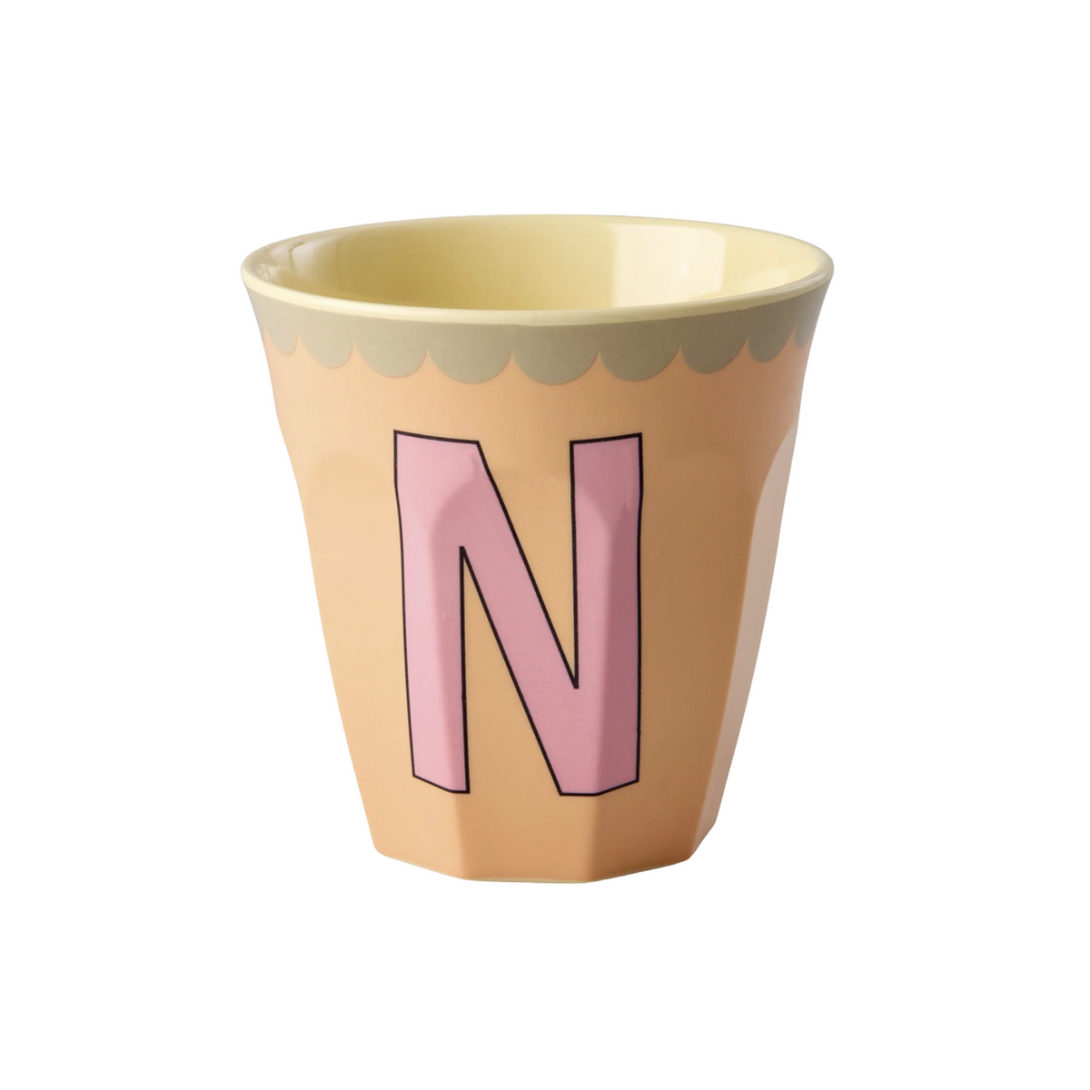 Gobelet lettre mélamine - Vintage