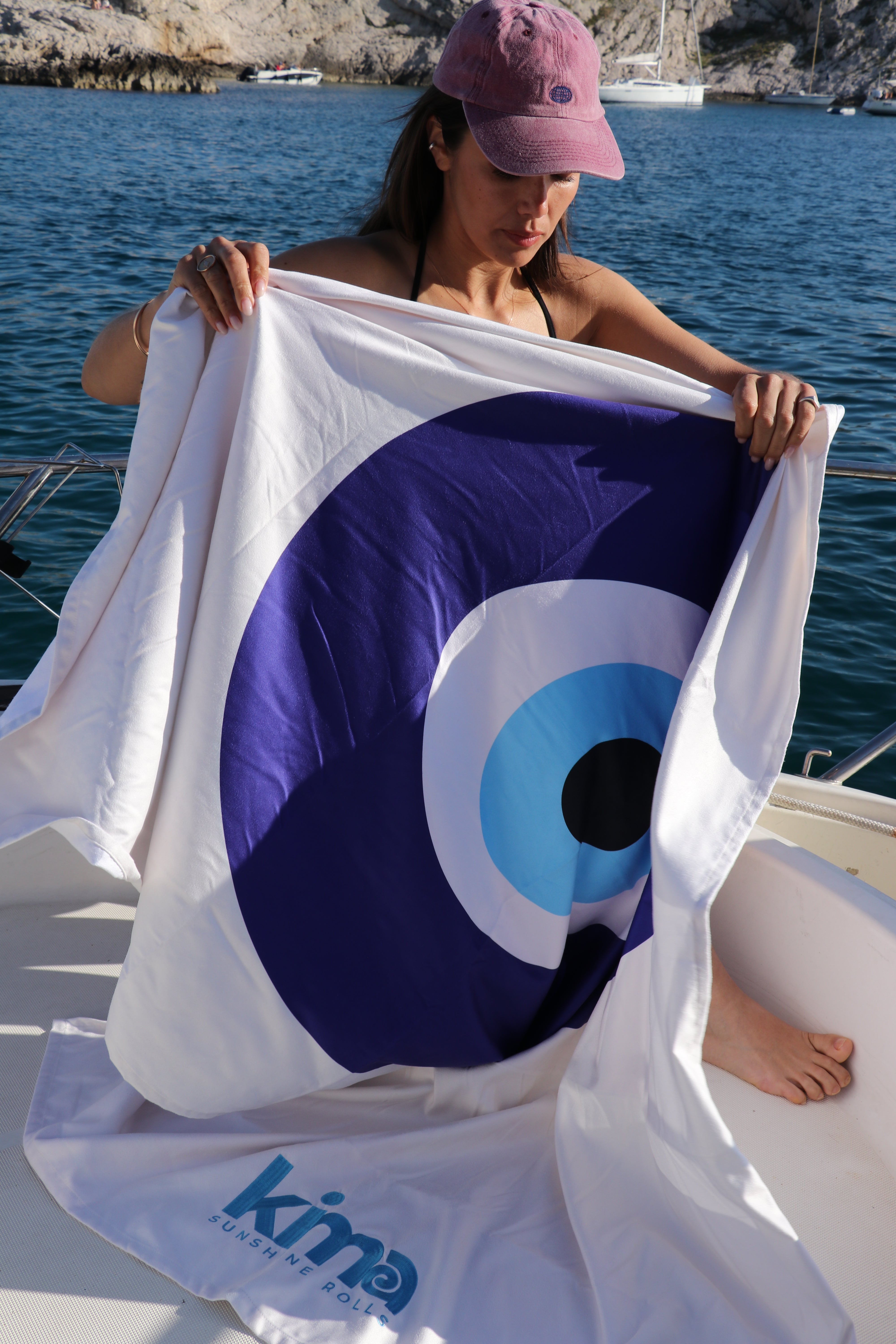 Serviette de plage XXL - oeil