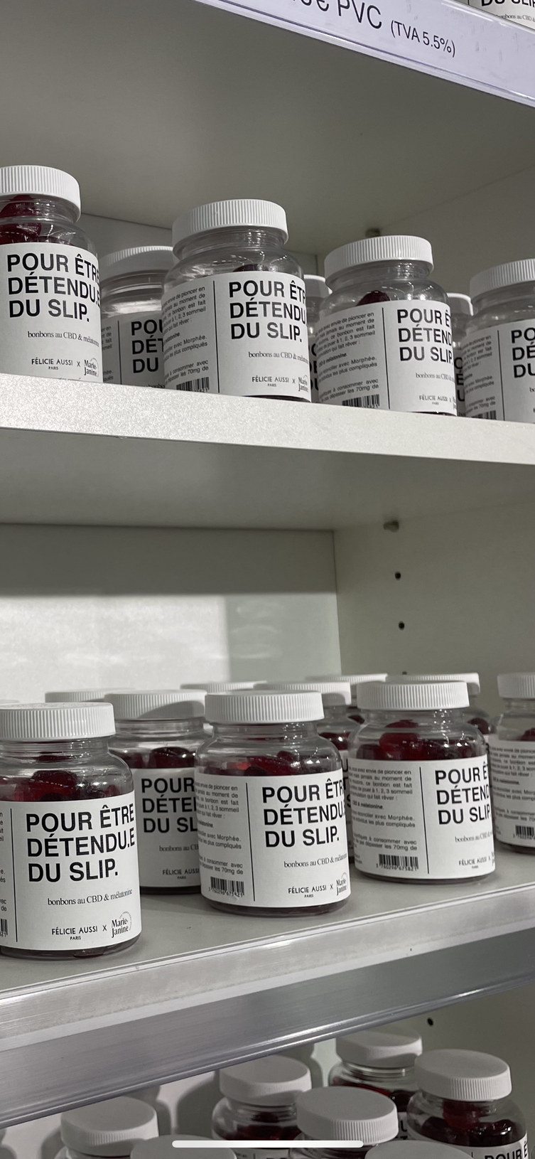 Bonbons au CBD pour être détendu du slip