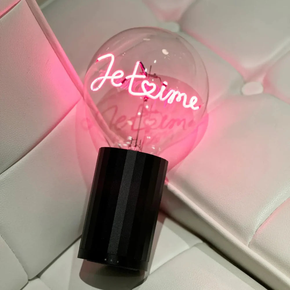 Ampoule Je t'aime pour socle portable sans fil