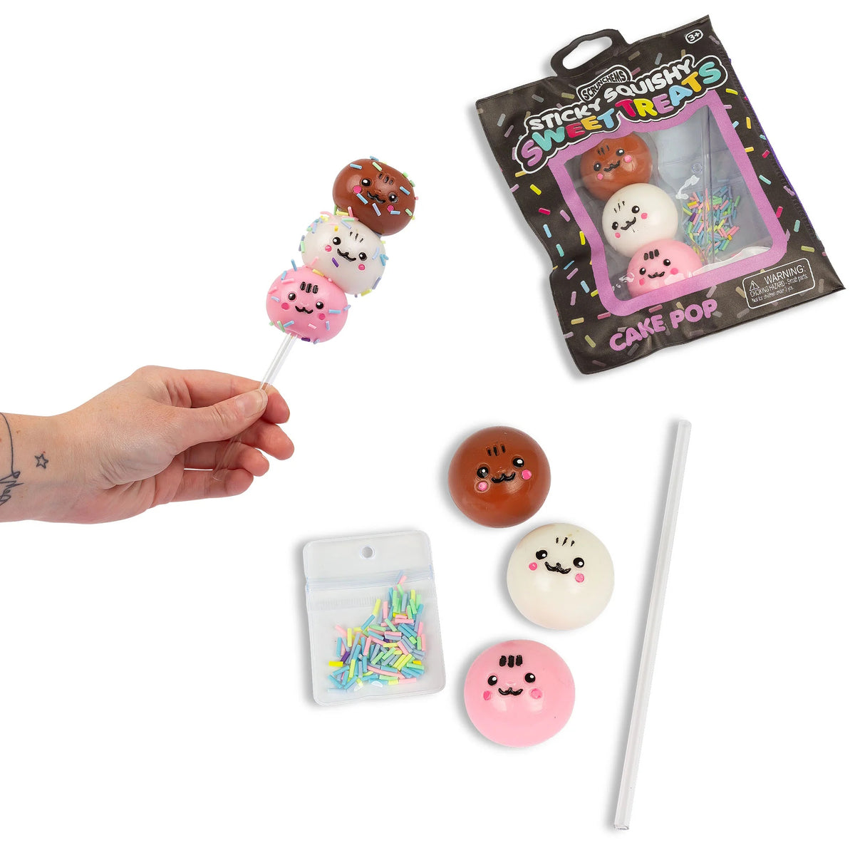 Jouet anti-stress - Sucette cake pop