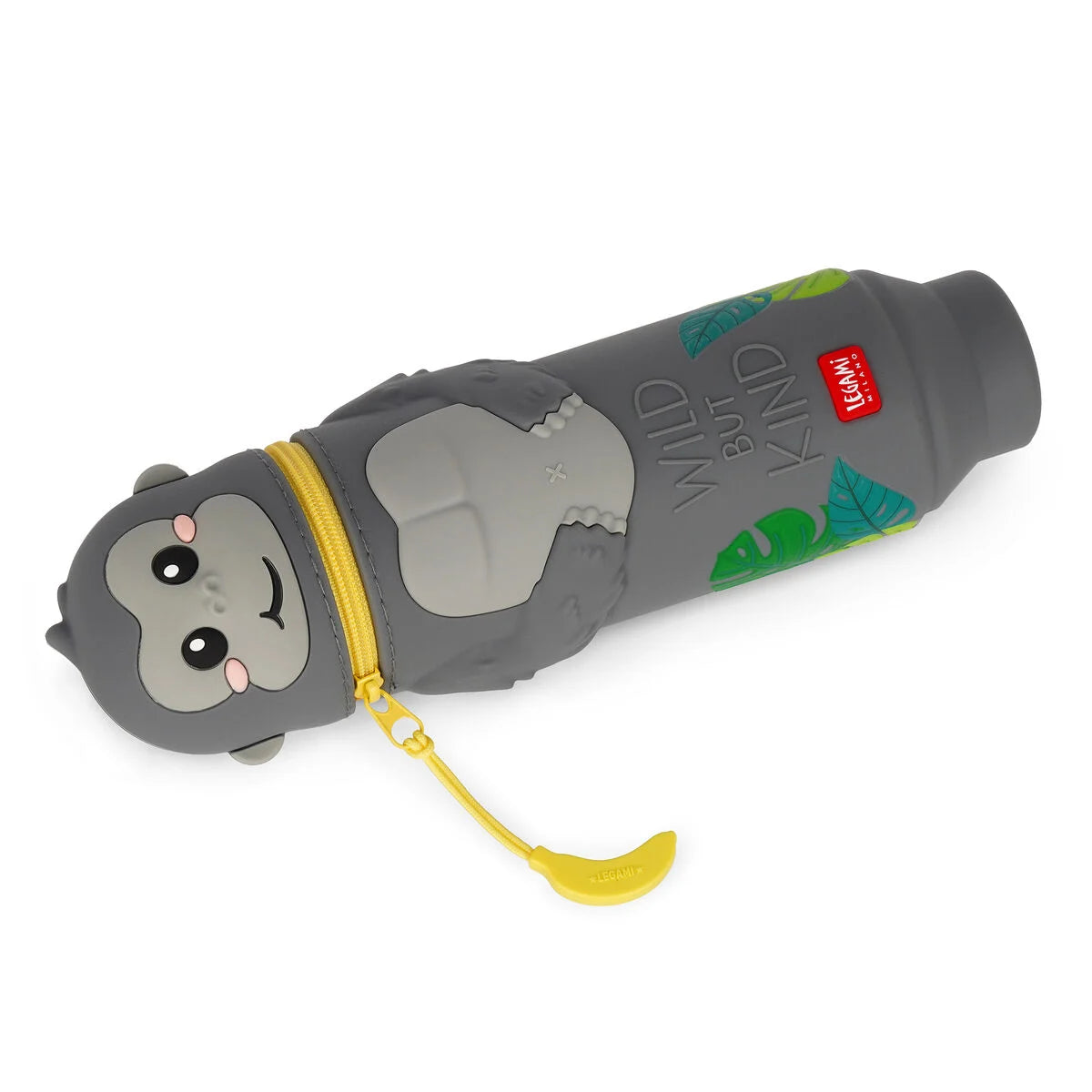 Legami Trousse en silicone 2 en 1 Kawaii- Gorilla
