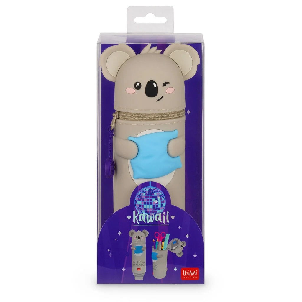 Legami Trousse en silicone 2 en 1 Kawaii- Koala