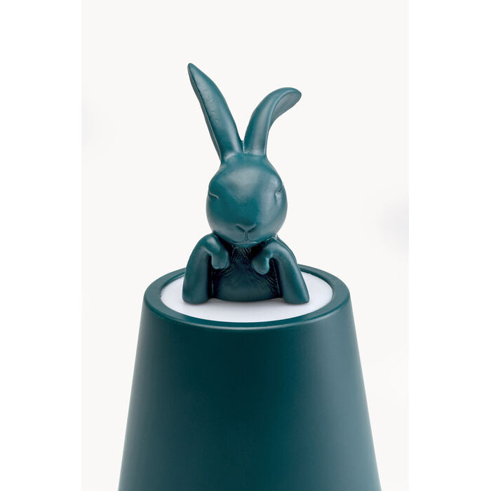 Lampe de table LED Lapin sans fil outdoor - Pétrole