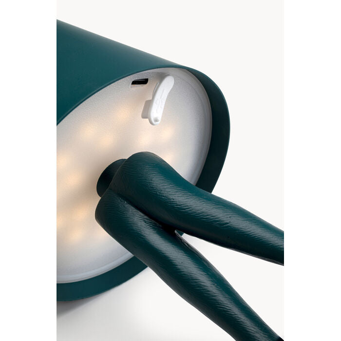 Lampe de table LED Lapin sans fil outdoor - Pétrole