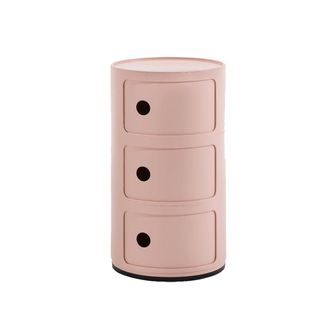KARTELL Meuble Componibili BIO (3 tiroirs) - Rose