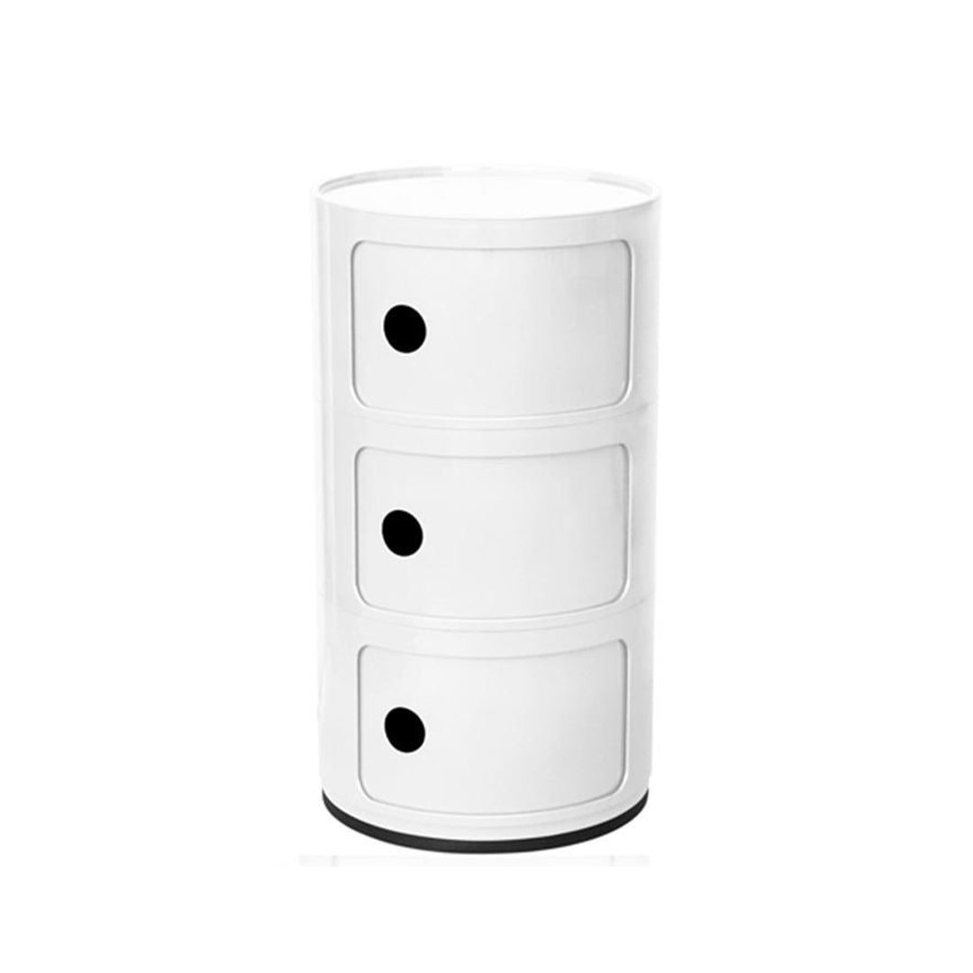 KARTELL Meuble Componibili (3 tiroirs) - Blanc