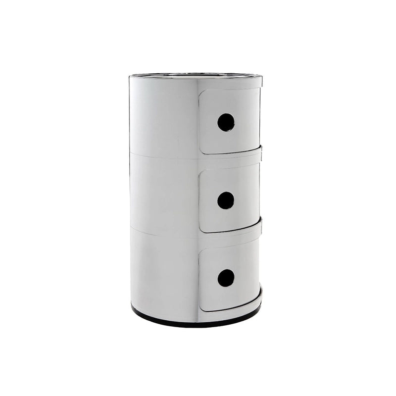 KARTELL Meuble Componibili (3 tiroirs) - Chrome