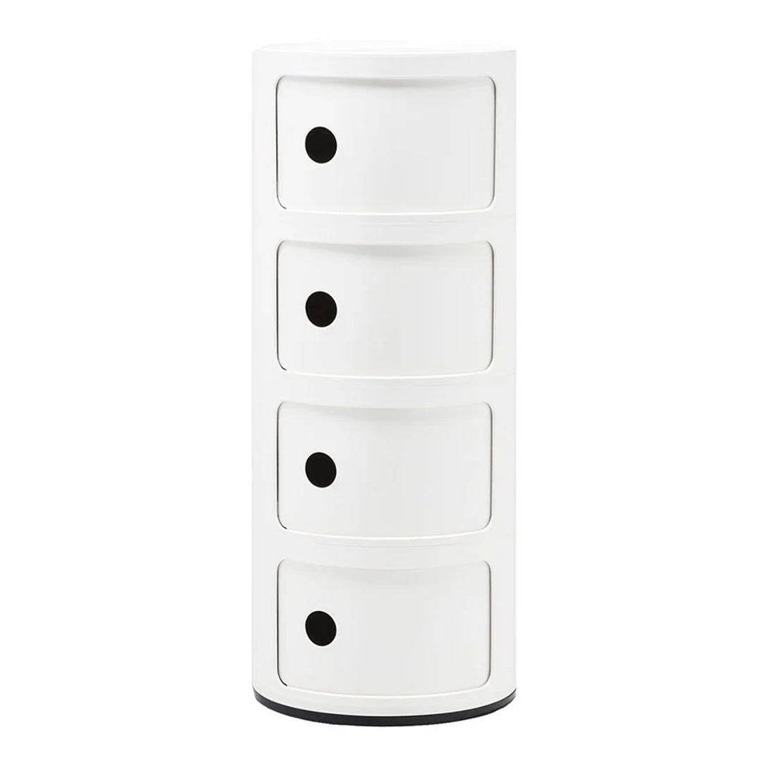 KARTELL Meuble Componibili (4 tiroirs) - Blanc