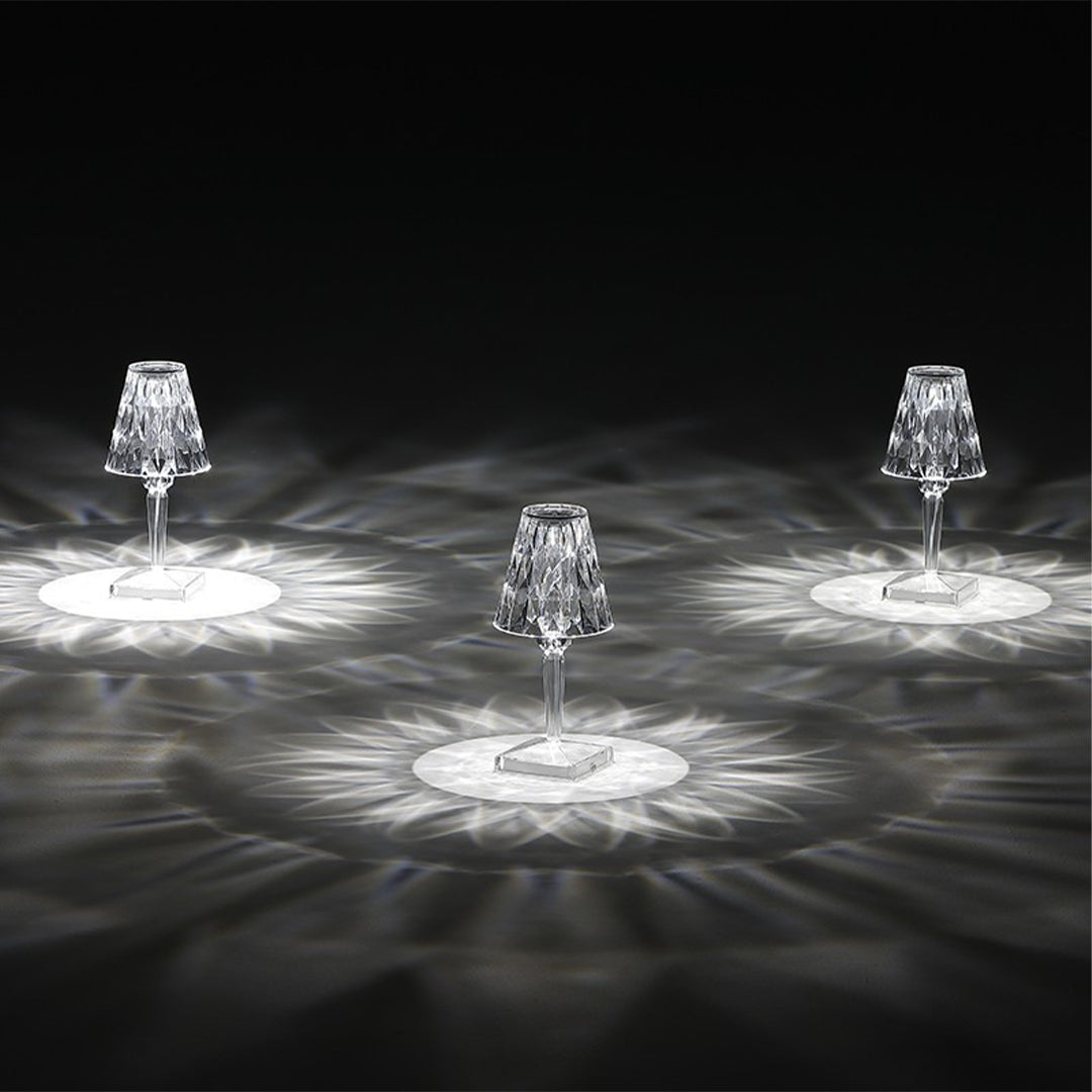 KARTELL Lampe (Sans Fil) Battery - Cristal - H 26 CM