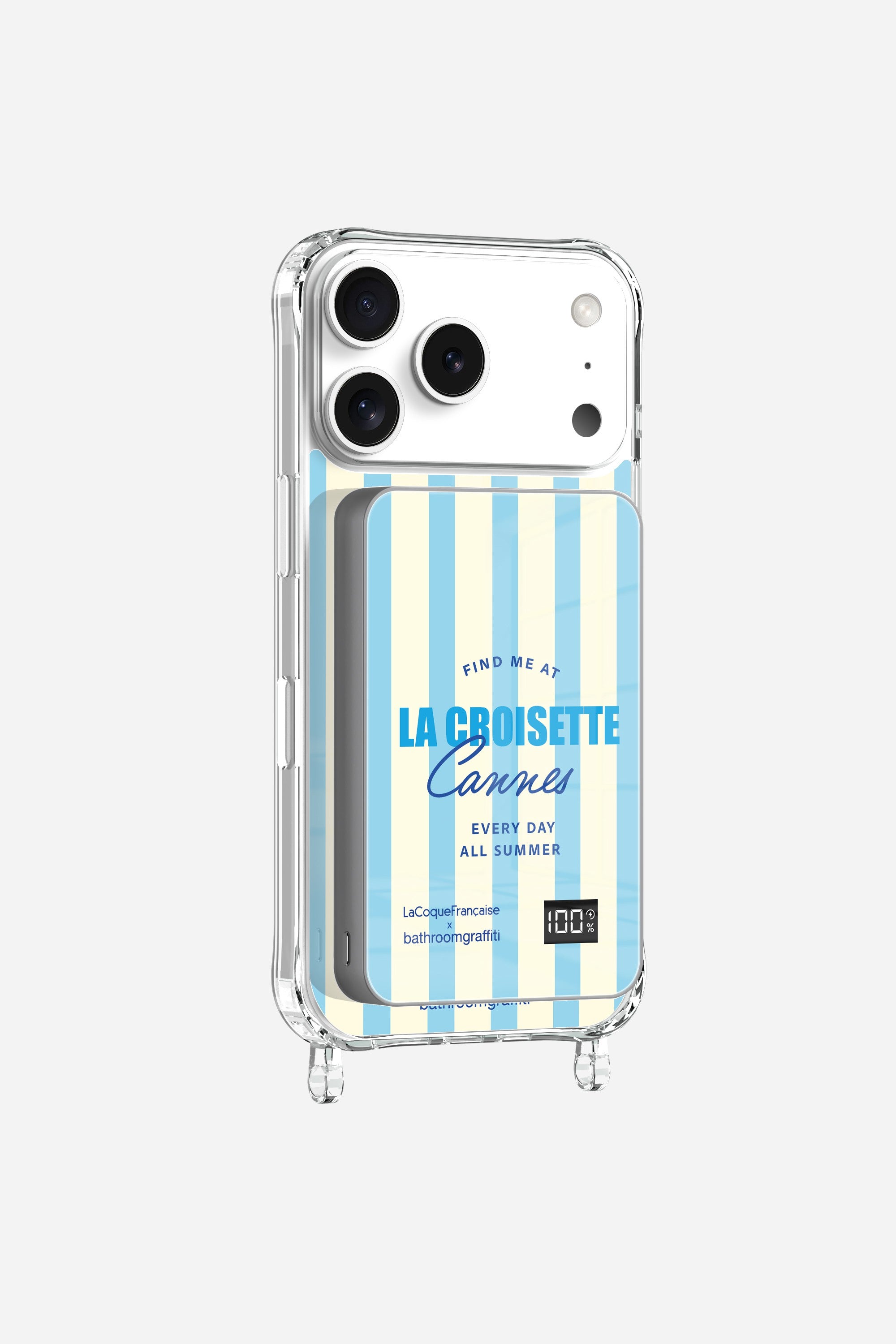Batterie externe La Coque Française x Bathroom Graffiti