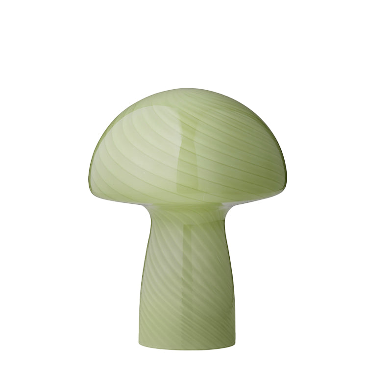 Lampe champignon émaillée vert
