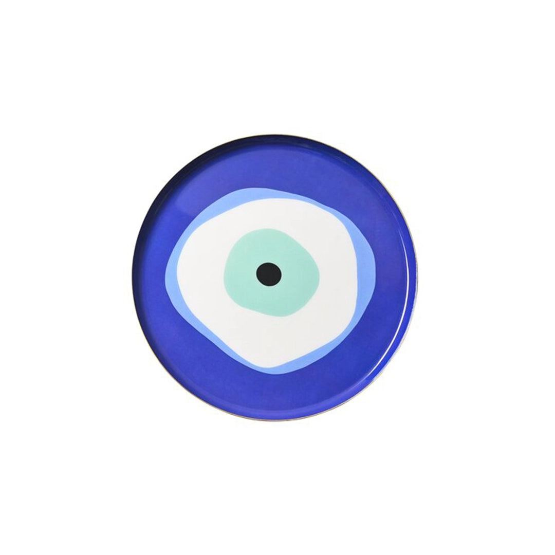 Chez Bathroom Graffiti, découvrez le Love Tray rond au motif Œil bleu, fabriqué par Gift Company