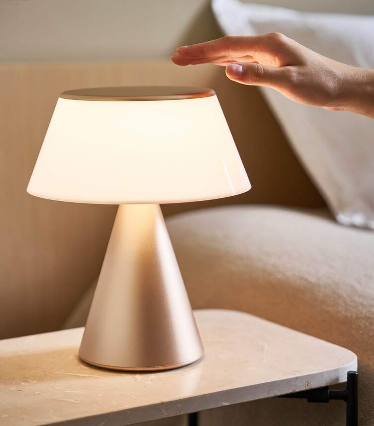 Lampe led portable Luma XL 24.8 cm - Or