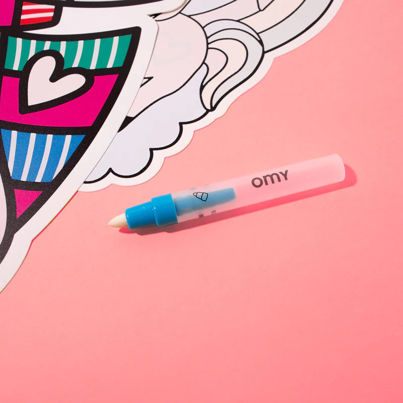 OMY Set de table Magic Water - Lily Licorne