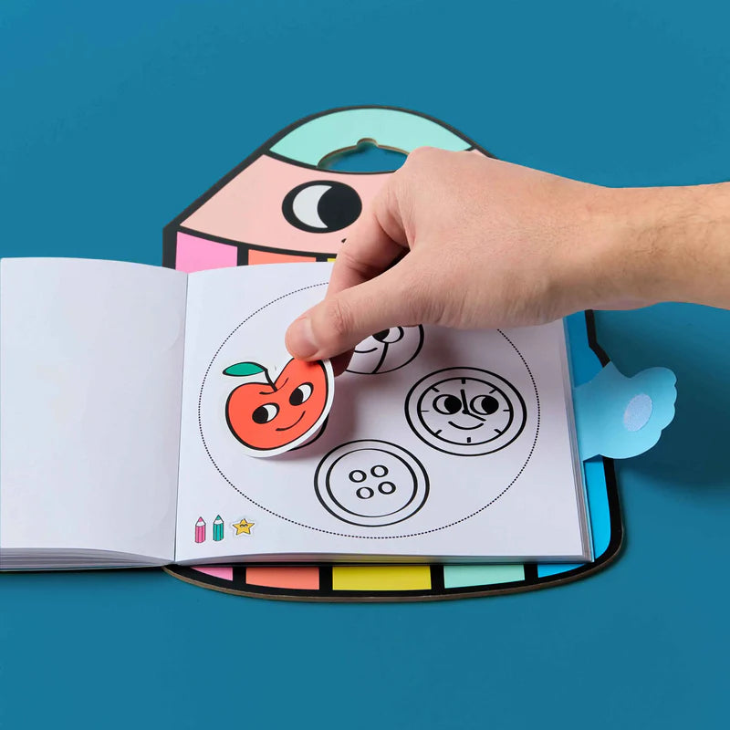 OMY Carnet de stickers Montessori - geometric shapes