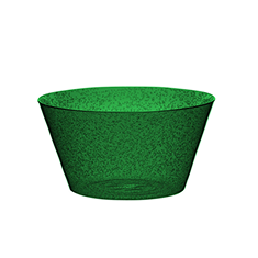 Saladier Memento en méthacrylate de couleur émeraude.
