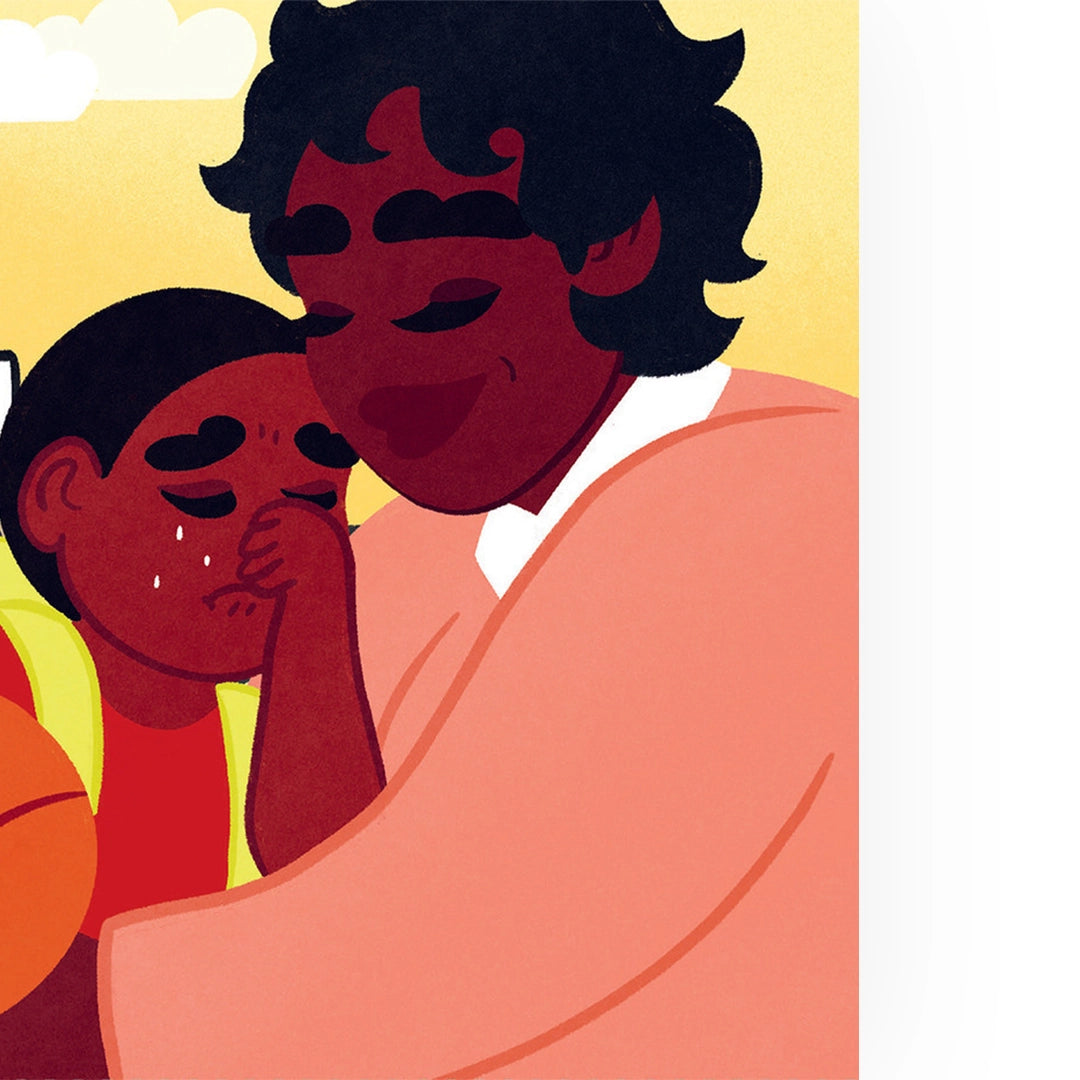 Même Michael Jordan a commencé petit... Découvrez l'histoire de son succès à travers une biographie illustrée colorée. Parfait pour les petit(e)s passionné(e)s de la NBA.