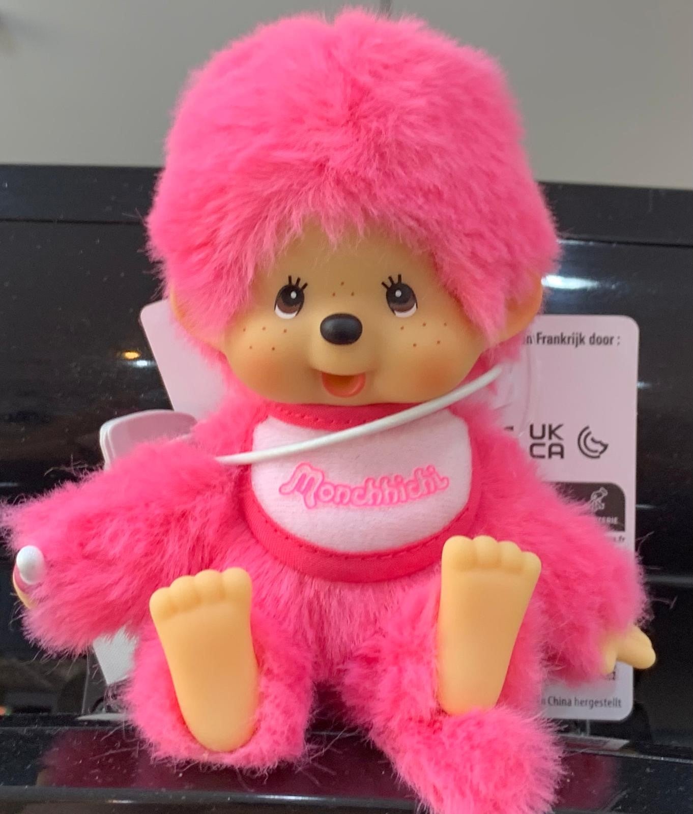 Peluche Monchhichi fluo