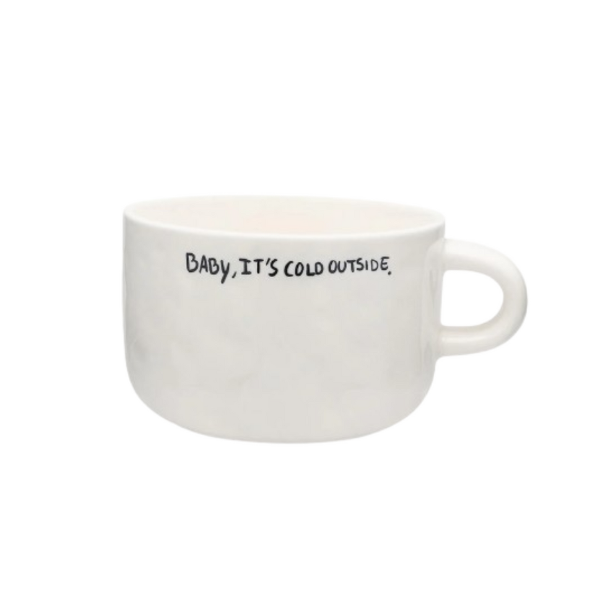 Mug cappuccino It's cold