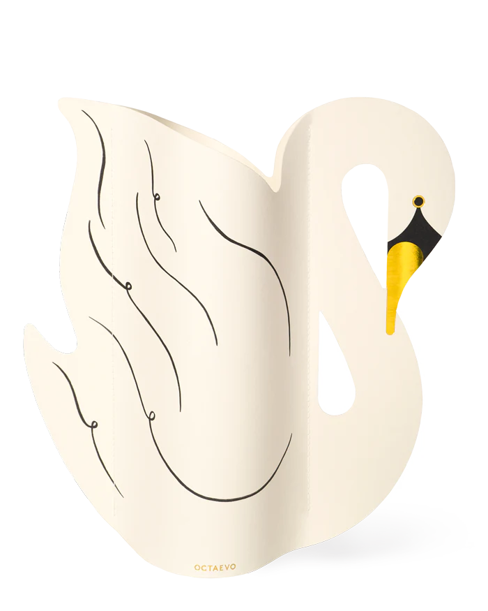 Vase déco papier - Swan