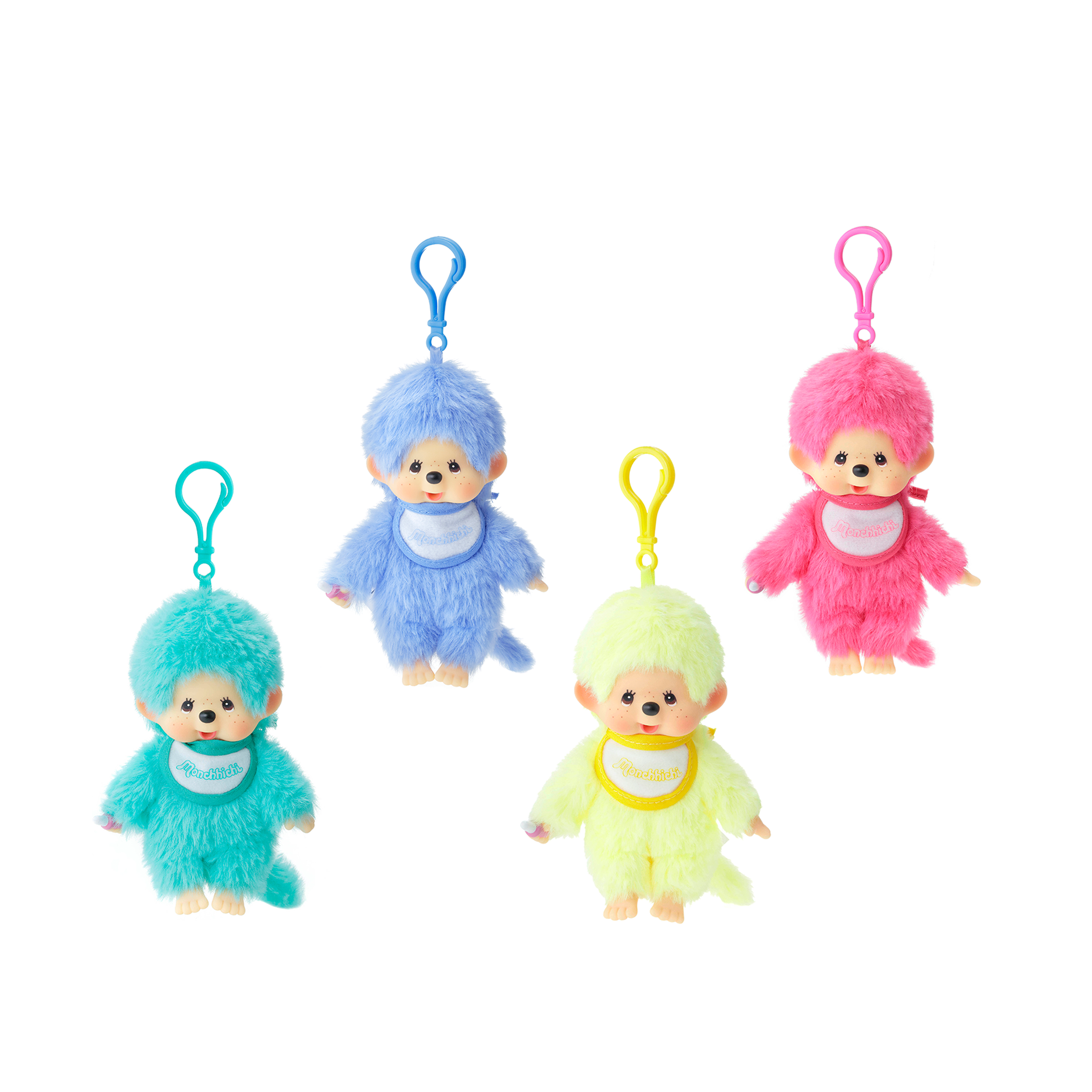 Peluche Monchhichi fluo