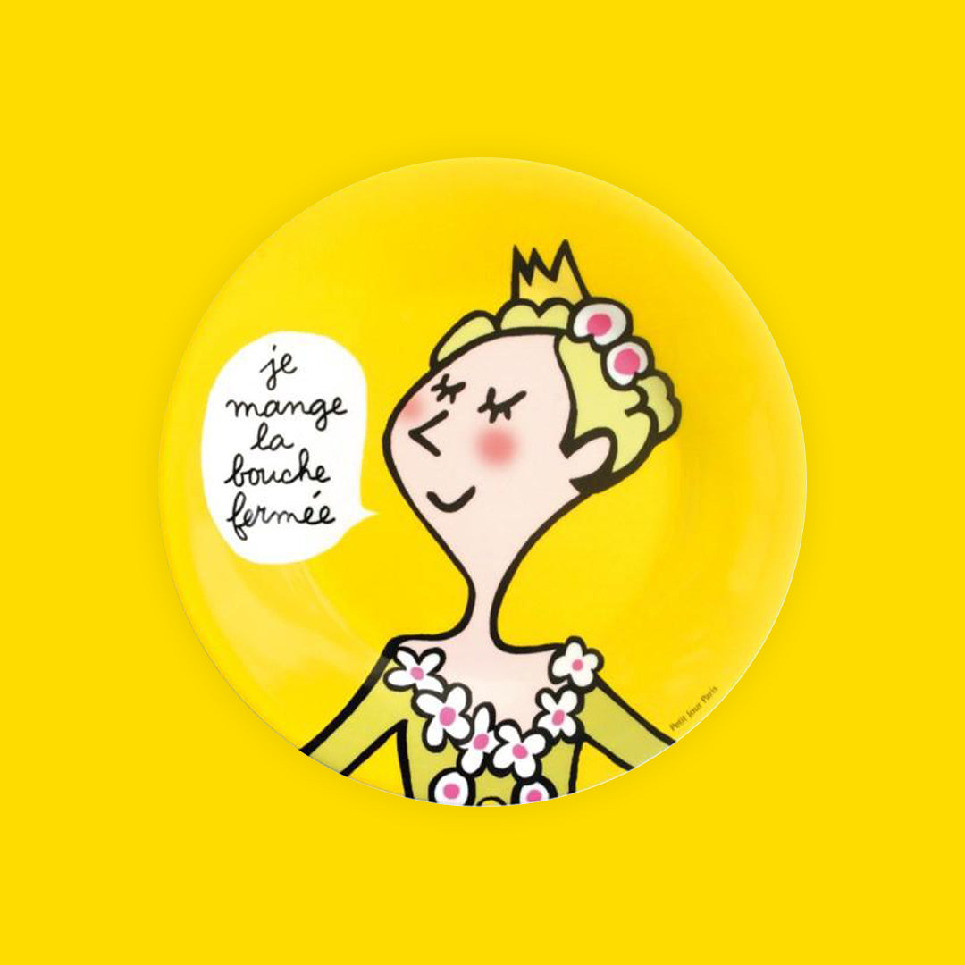Petit Jour Assiette à dessert Princesse - Bouche fermée