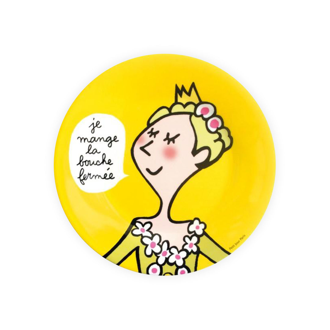 Petit Jour Assiette à dessert Princesse - Bouche fermée