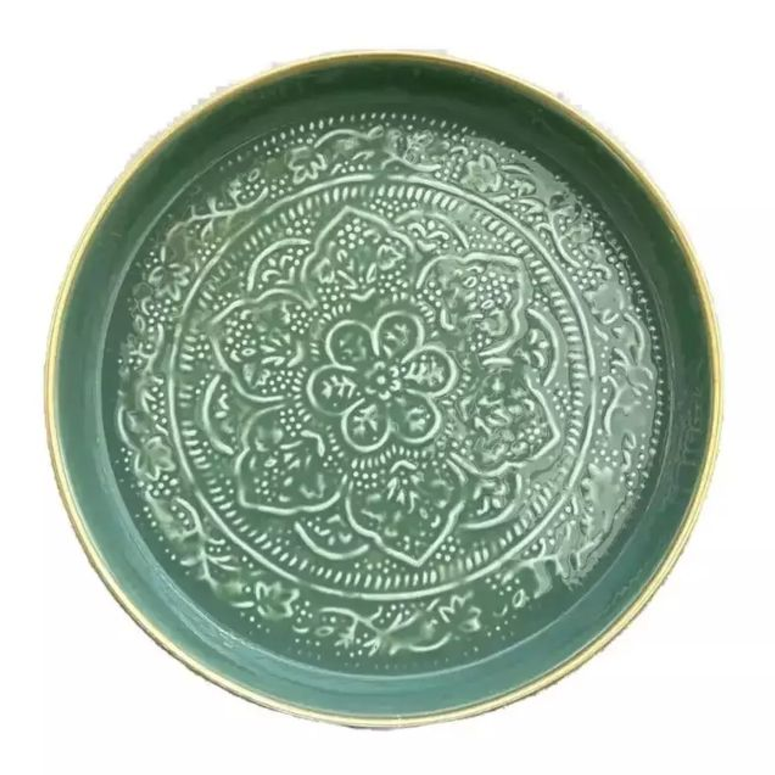 Plateau Berbère Ø 60 cm - Amande