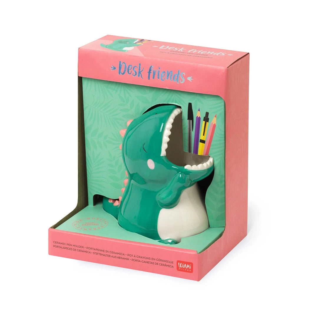 Pot à crayons céramique - Dino
