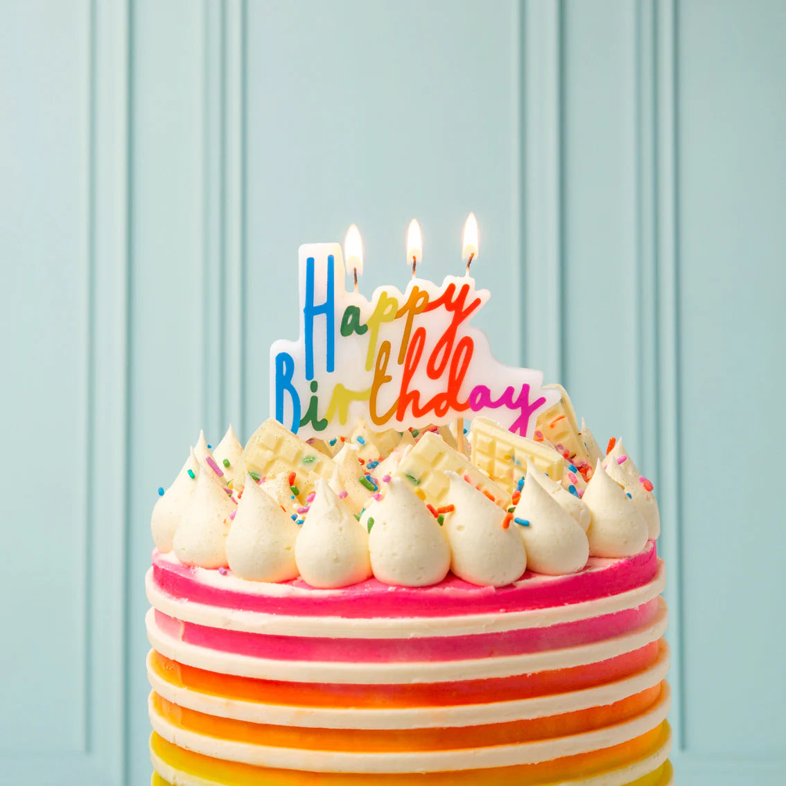 Bougie Happy Birthday