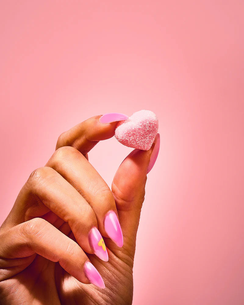 Bonbons cœurs Fluffy sans sucre