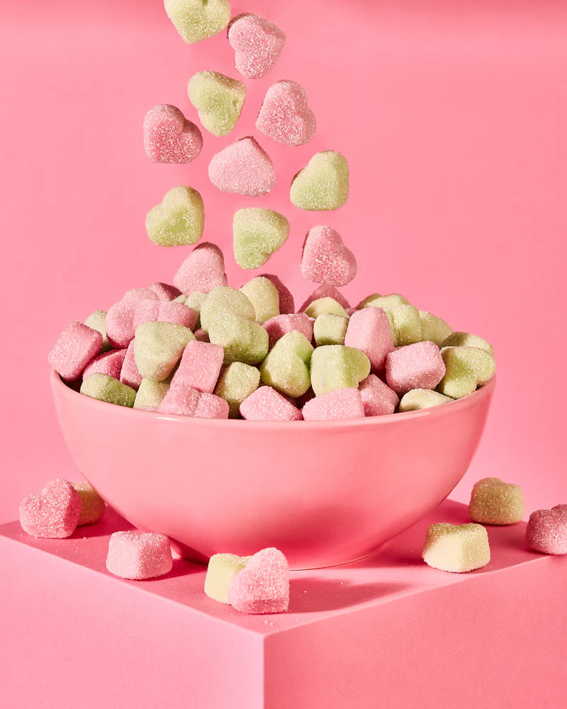 Bonbons cœurs Fluffy sans sucre